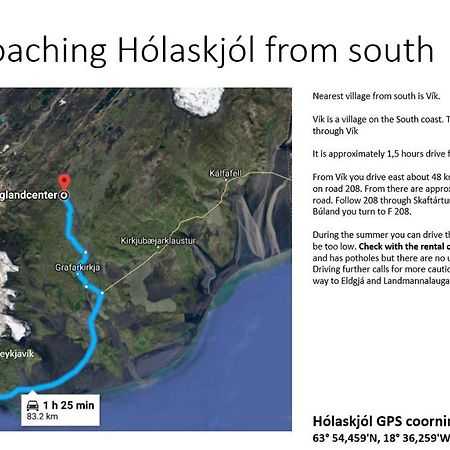 Hólaskjól Kirkjubæjarklaustur Eksteriør bilde